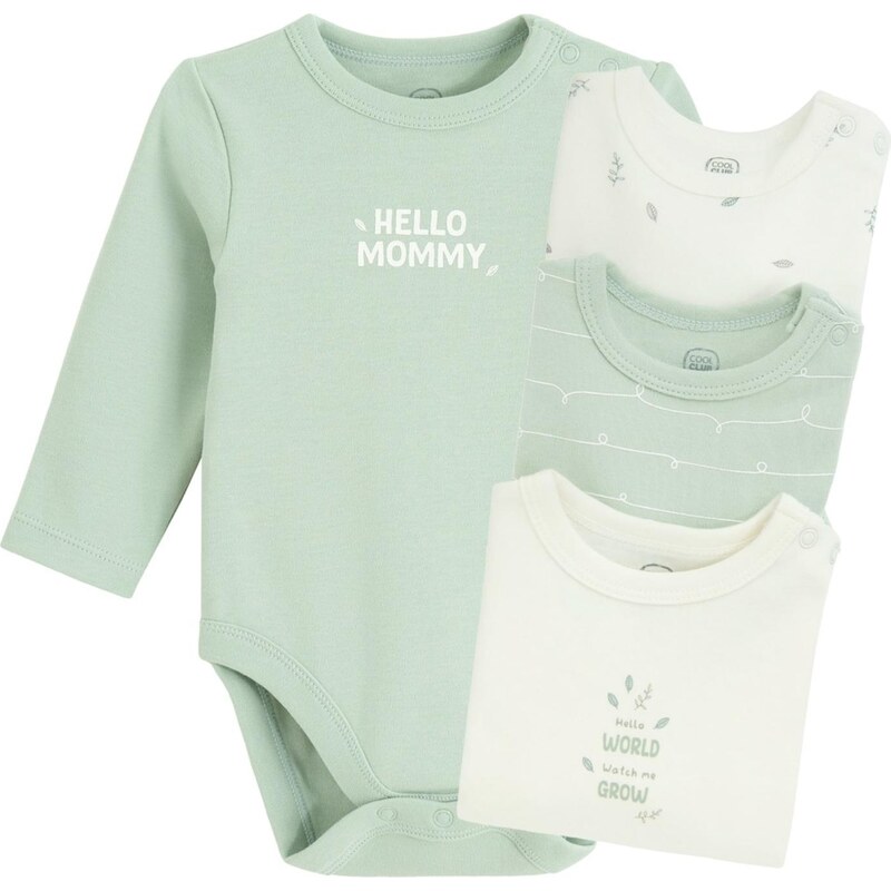 Cool Club Overal pastelovo zelená / biela 66405205