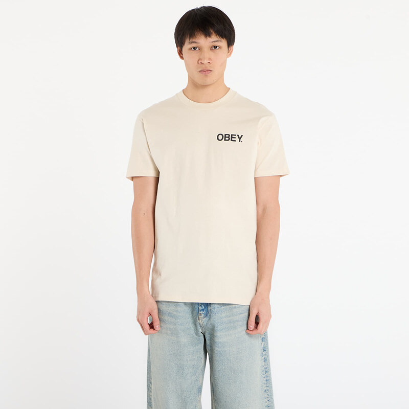 OBEY Clothing Tričko OBEY Doberman Classic T-Shirt Cream M 66409534