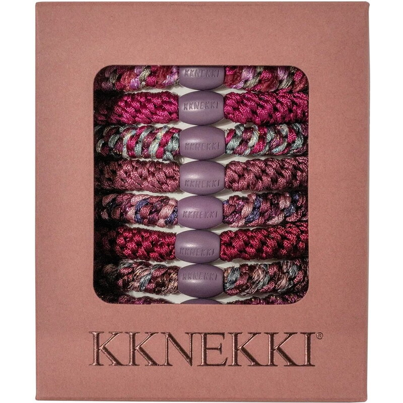 Darčeková sada gumičiek KKnekki Plum Edition – set 8 ks 66412320