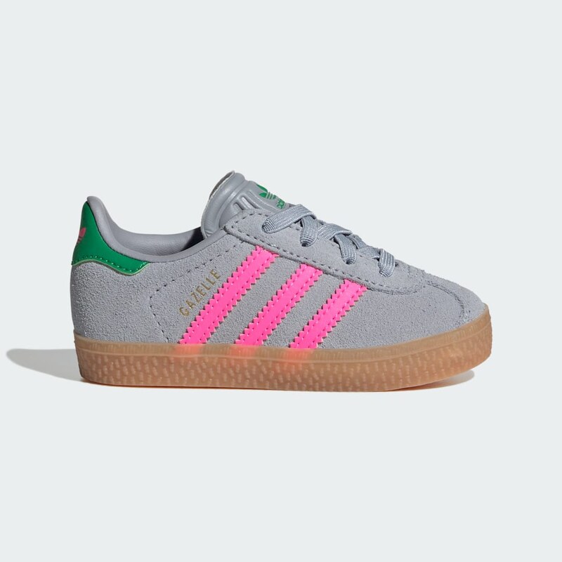 Adidas Detské topánky Gazelle s pohodlným zapínaním a elastickými 66412232