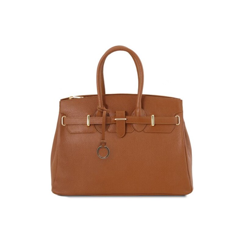 Kožená kabelka so zlatým kovaním TL Bag Tuscany Leather 66337723