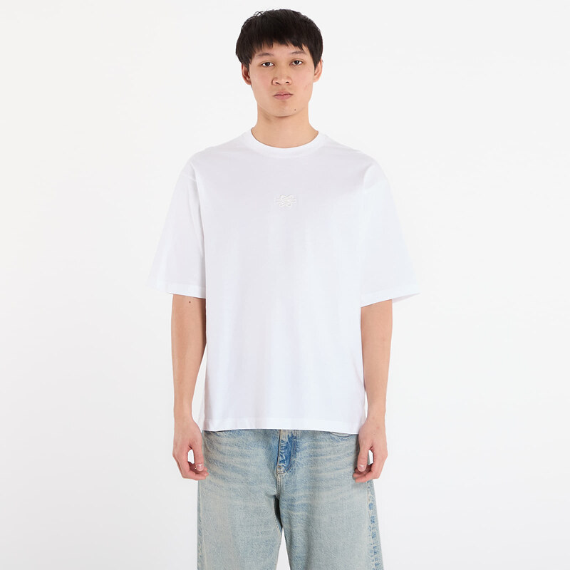 Tričko Filling Pieces T-Shirt Boxy Embroidered White M 66419554