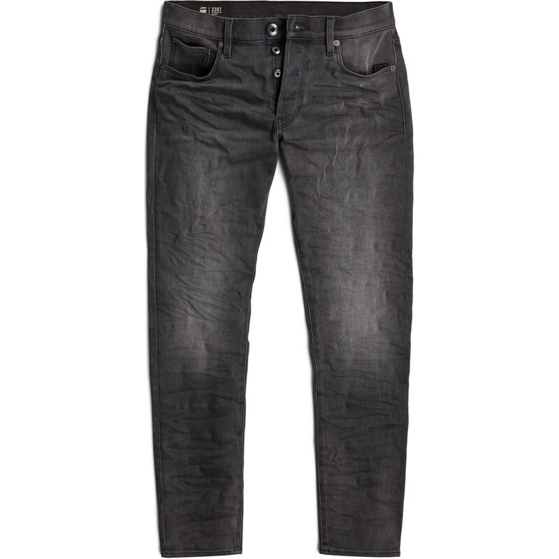 G-STAR Džínsy 3301 antracitová 64119755