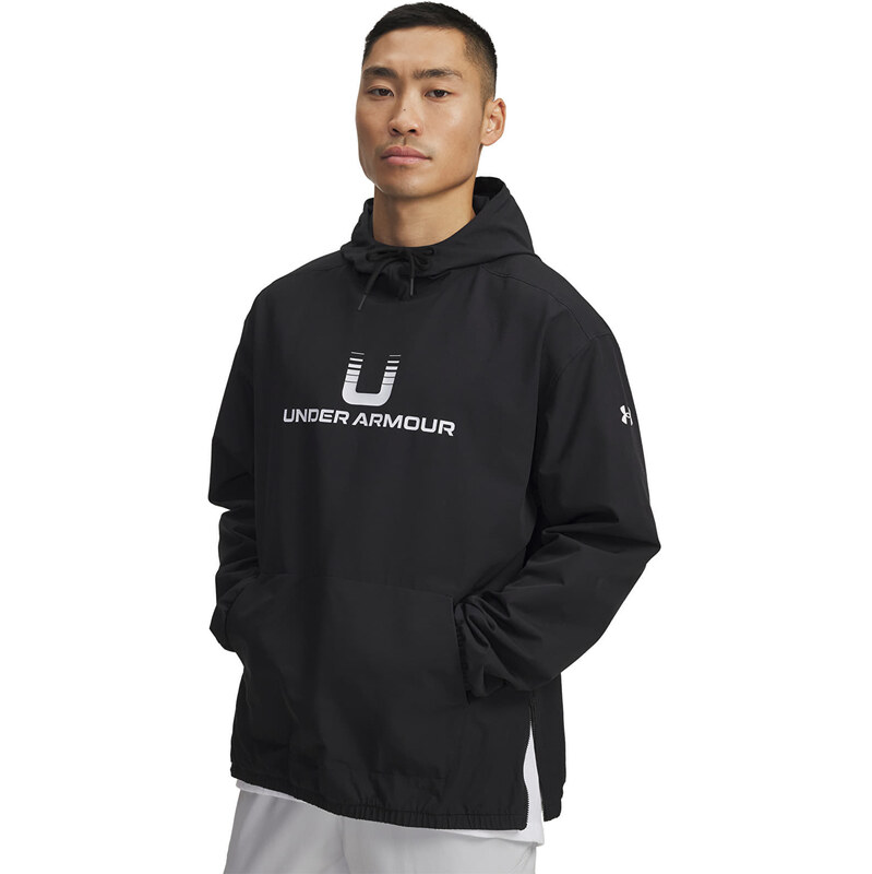 Mikina Under Armour Unstoppable Wvn Hoodie Black L 66421094