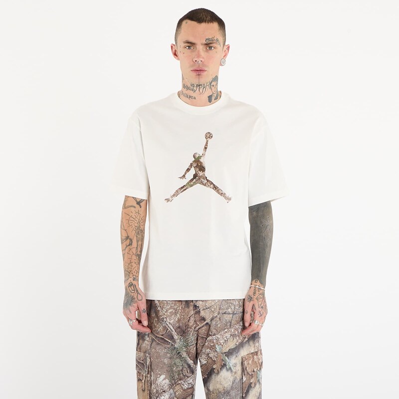 Tričko Jordan Brooklyn Mens Realtree Jumpman T-Shirt Sail/ Black M 66421092