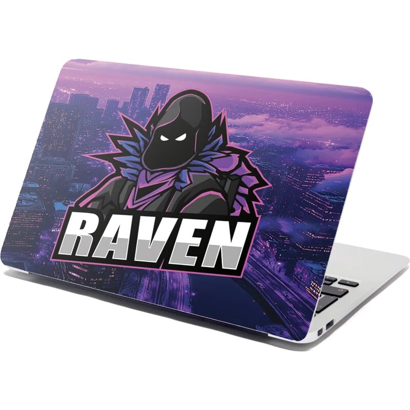 Sablio Samolepka na notebook FORTNITE RAVEN Steampunk mesto 65112503