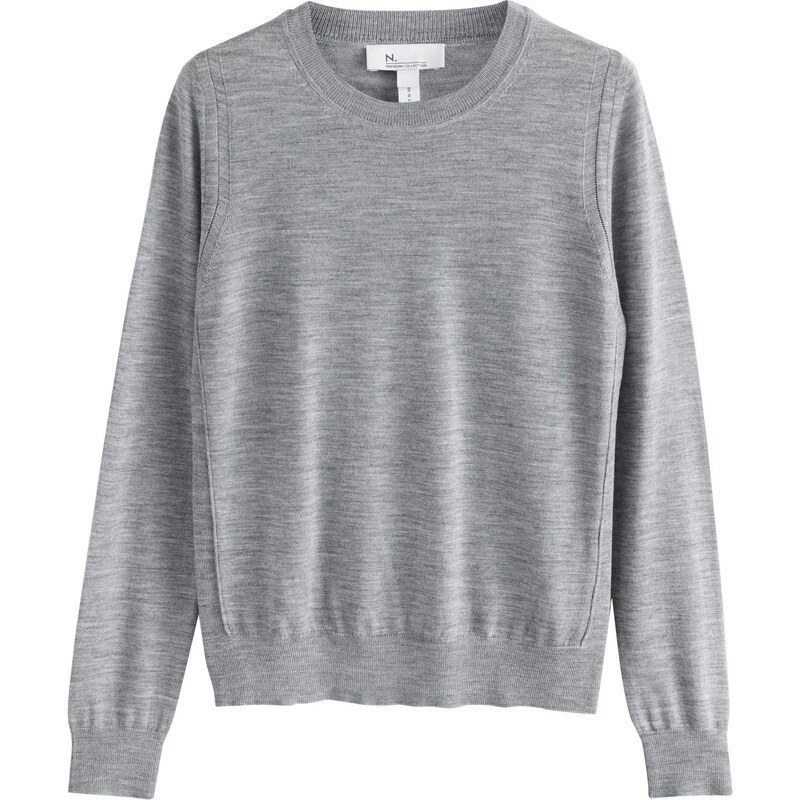 Next Sveter sivá melírovaná 66427287