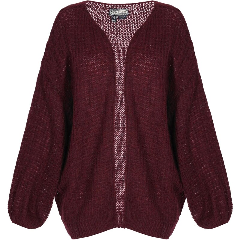 DreiMaster Vintage Oversize kardigán vínovo červená 66427346