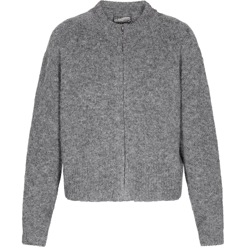 DreiMaster Vintage Kardigán sivá melírovaná 66427350