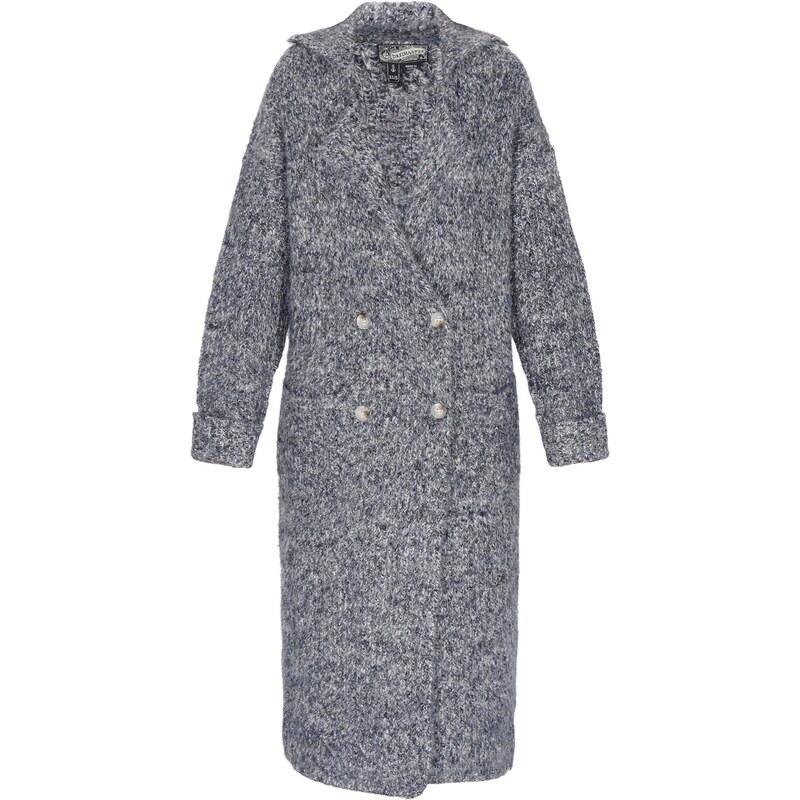 DreiMaster Vintage Kardigán námornícka modrá / modrá melírovaná 66427354