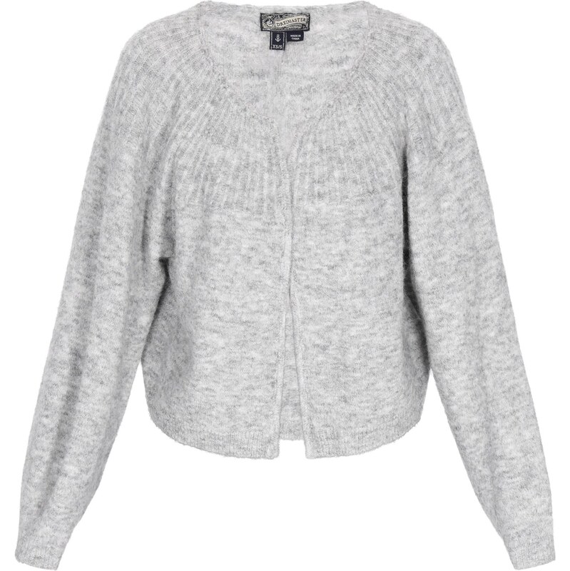 DreiMaster Vintage Oversize kardigán Vintage svetlosivá / sivá 66427387