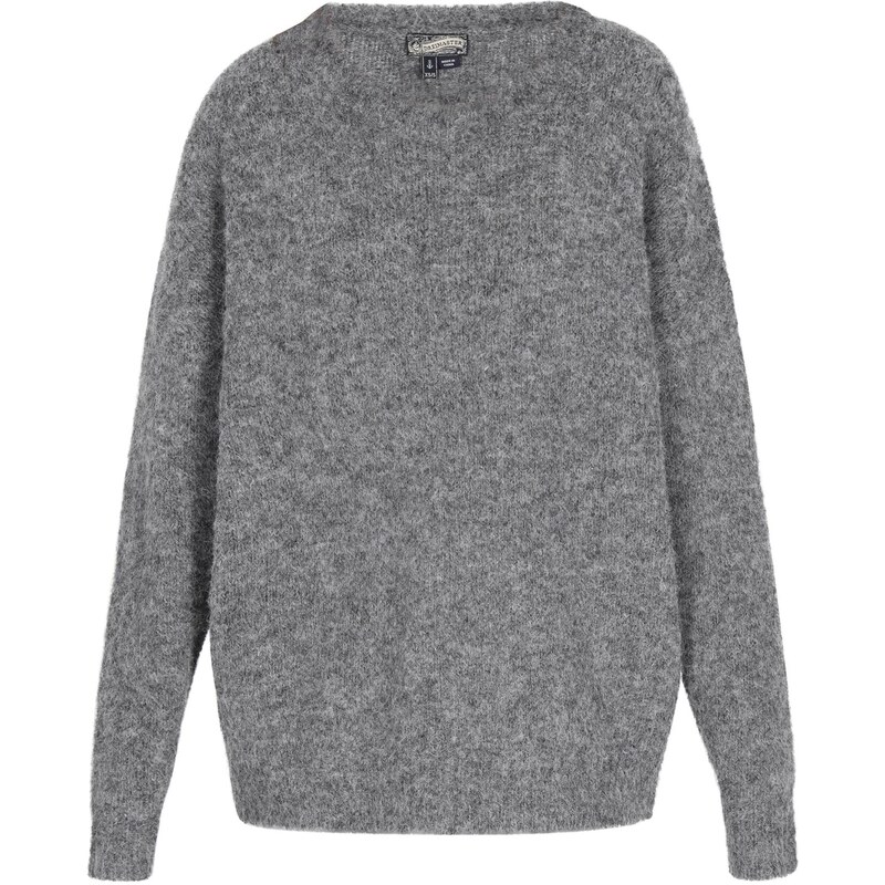 DreiMaster Vintage Sveter tmavosivá / sivá melírovaná 66427431