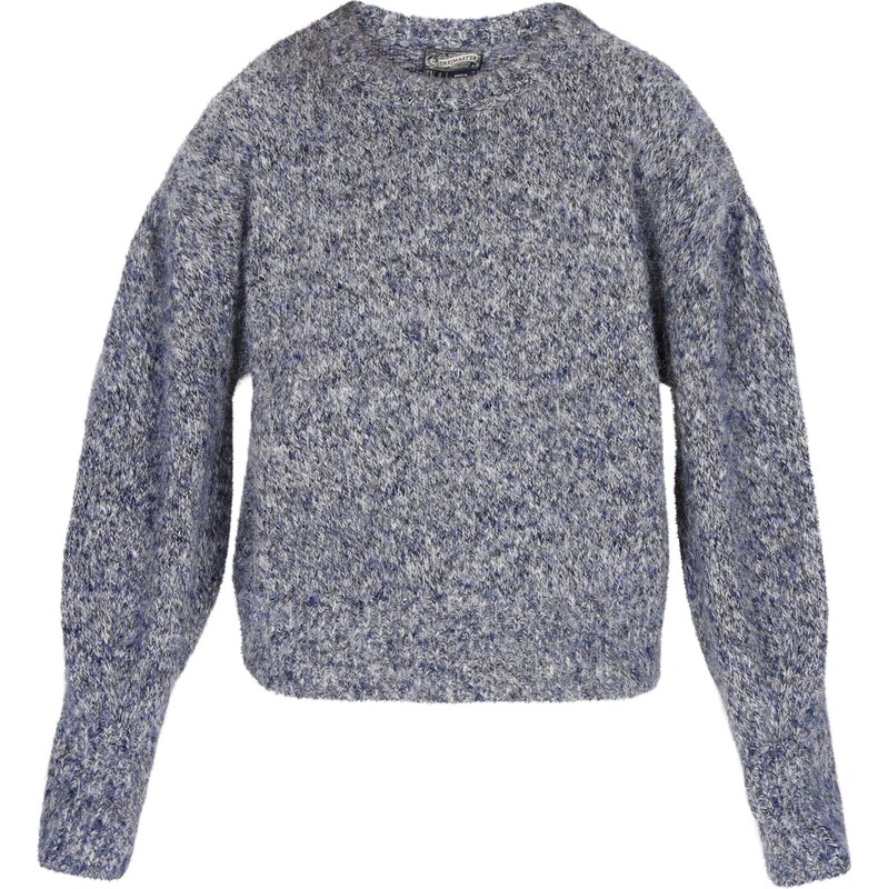 DreiMaster Vintage Sveter námornícka modrá / modrá melírovaná 66427417