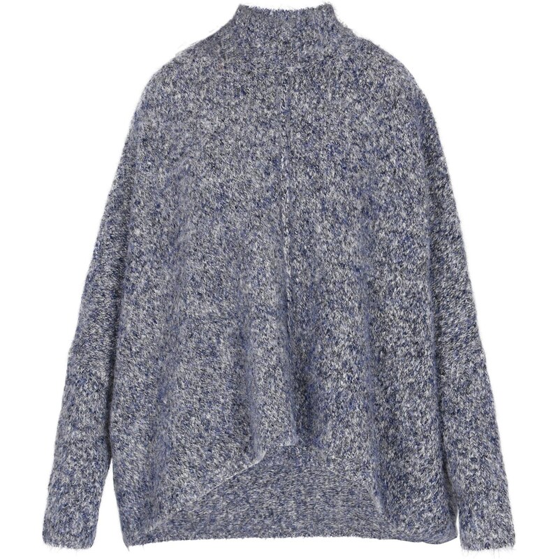 DreiMaster Vintage Pelerína modrá melírovaná 66427432