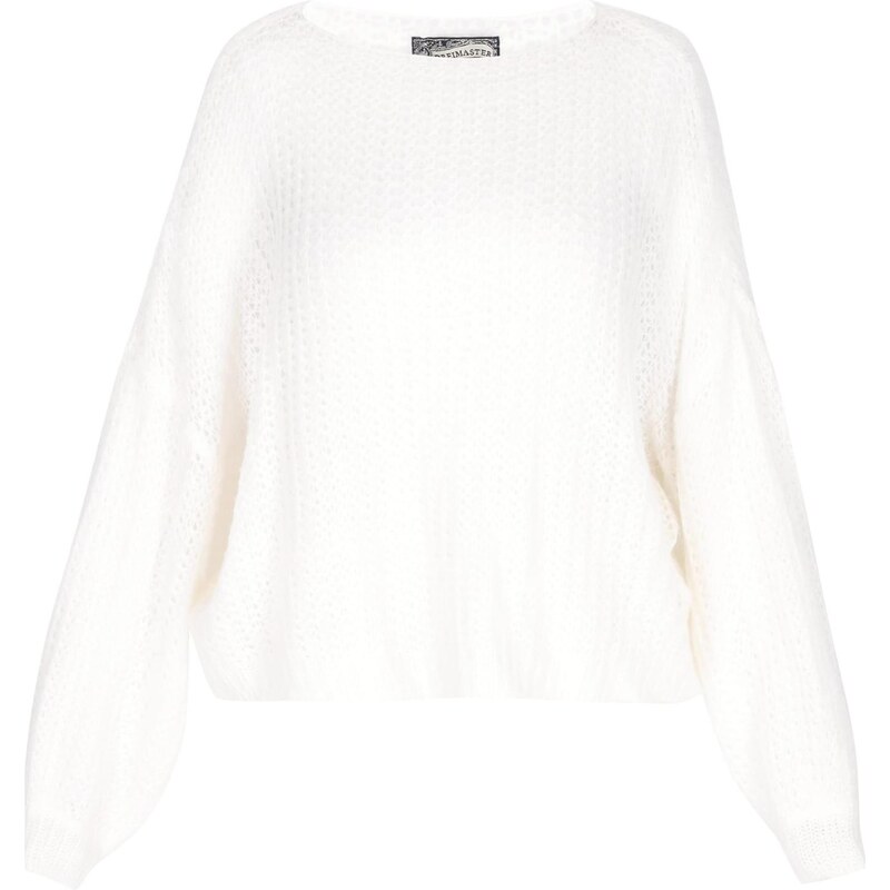 DreiMaster Vintage Oversize sveter šedobiela 66427463