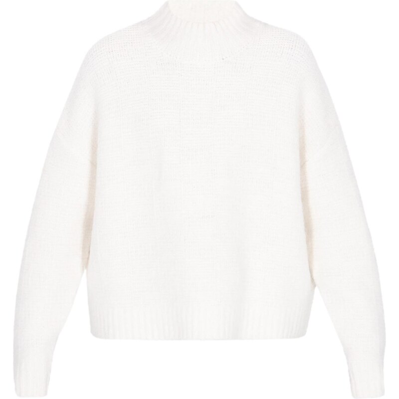 usha WHITE LABEL Oversize sveter šedobiela 66427556