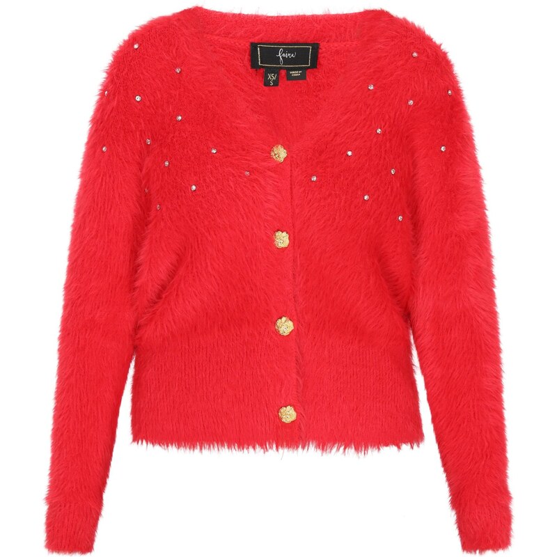 faina Kardigán červená 66428717