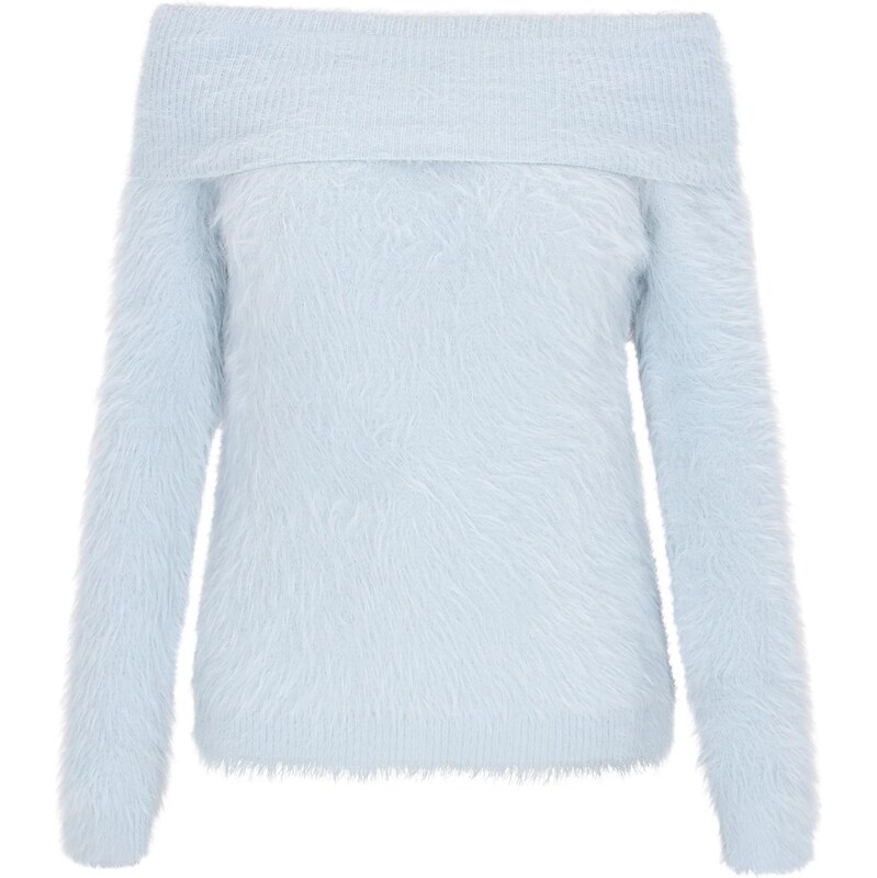 faina Sveter pastelovo modrá 66428835