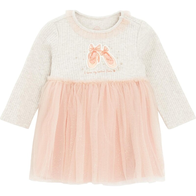 Cool Club Šaty béžová melírovaná / marhuľová 66428832