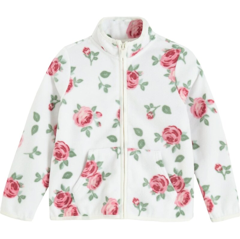 Cool Club Flisová bunda zelená / ružová / červená / biela 66428860