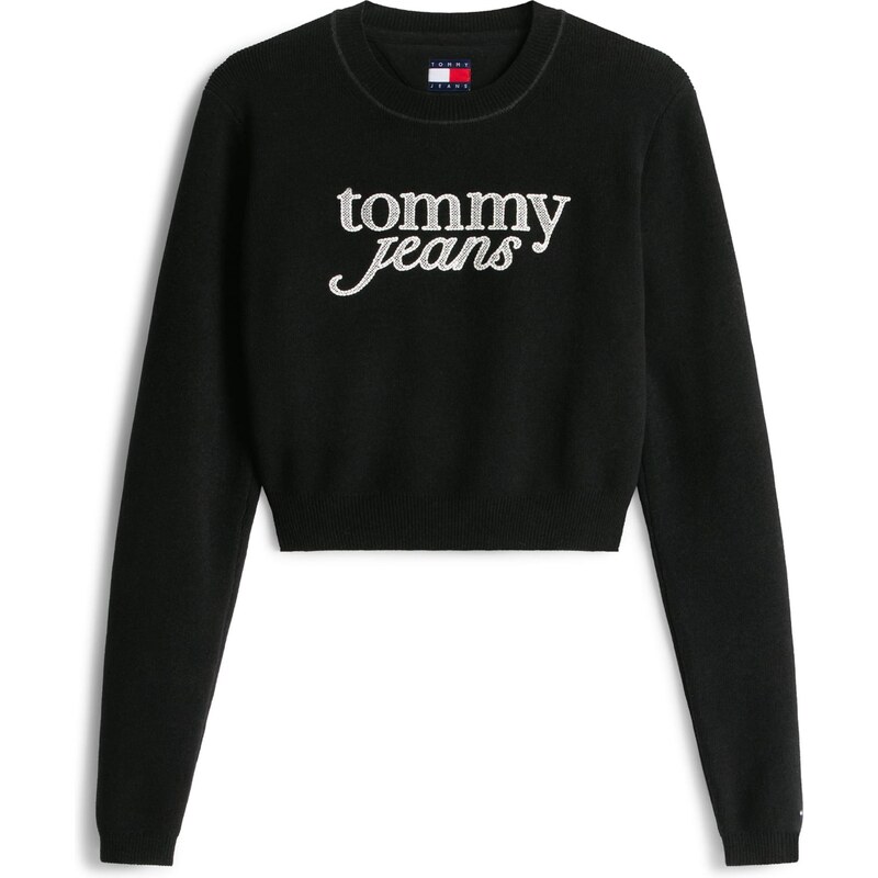 Tommy Jeans Sveter čierna / biela 66429304