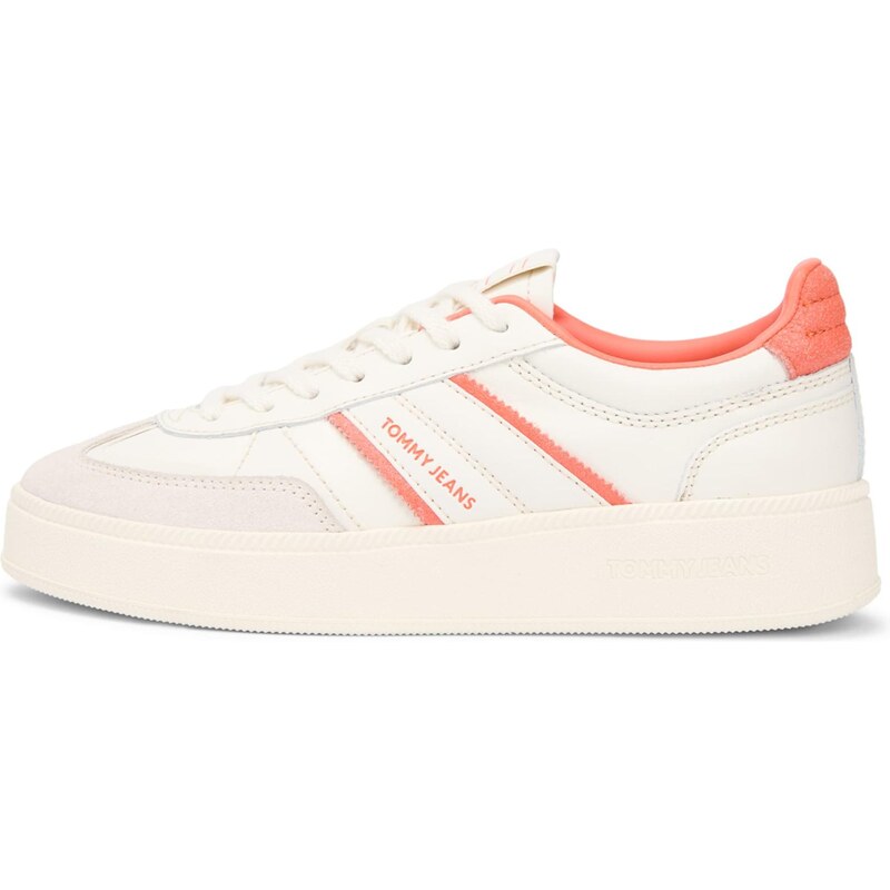 Tommy Jeans Nízke tenisky THE GREENWICH EDGE koralová / biela 66429374