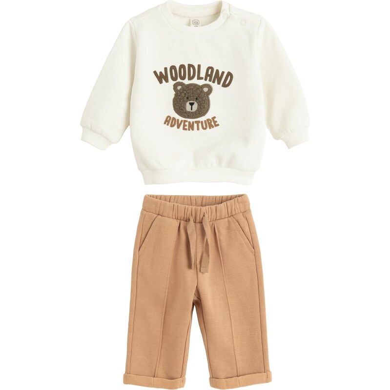 Cool Club Set hnedá / biela 66429417