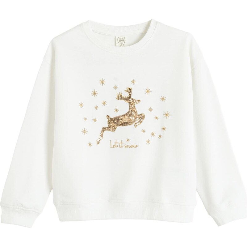 Cool Club Mikina hnedá / biela 66429516