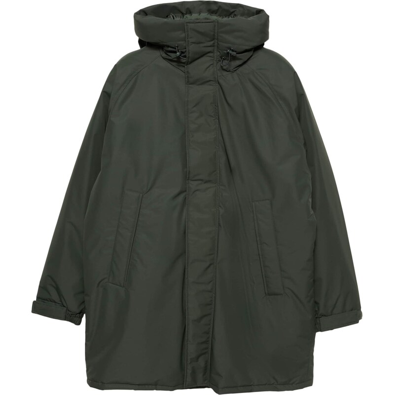 Pull&Bear Prechodná parka kaki 66429548