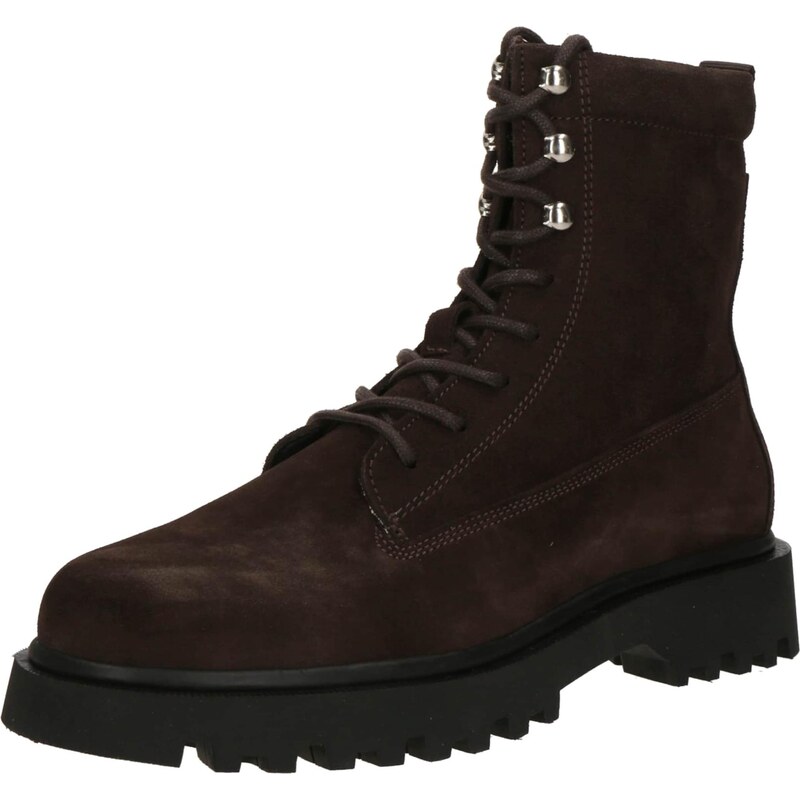 ABOUT YOU Šnurovacie čižmy Tamino hnedá 66429611