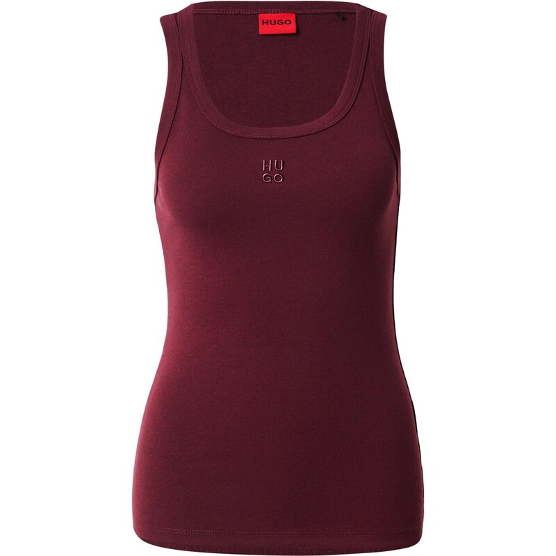 HUGO Top Datamia tmavofialová 66429676