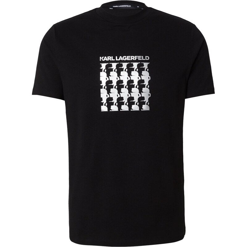 Karl Lagerfeld Tričko čierna / biela 66429652