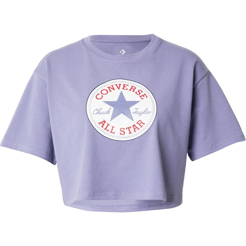 CONVERSE Tričko Chuck Taylor All Star levanduľová / červená / čierna / 66429723