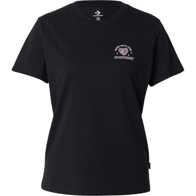 CONVERSE Tričko čierna / biela 66429856