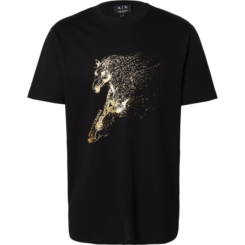 ARMANI EXCHANGE Tričko zlatá / čierna 66429864