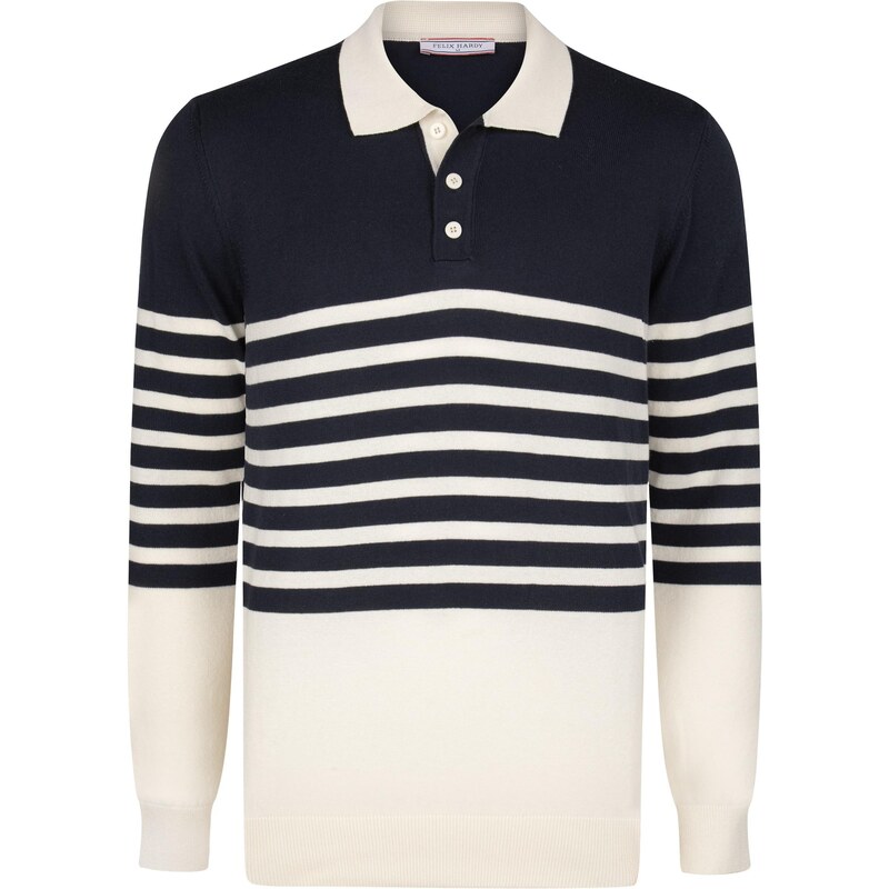 Felix Hardy Sveter námornícka modrá / perlovo biela 66429876