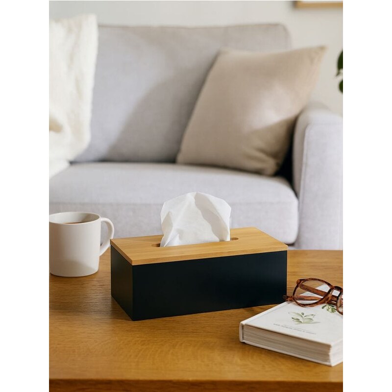 Sinsay - Kryt na papierové vreckovky - biela 66427441