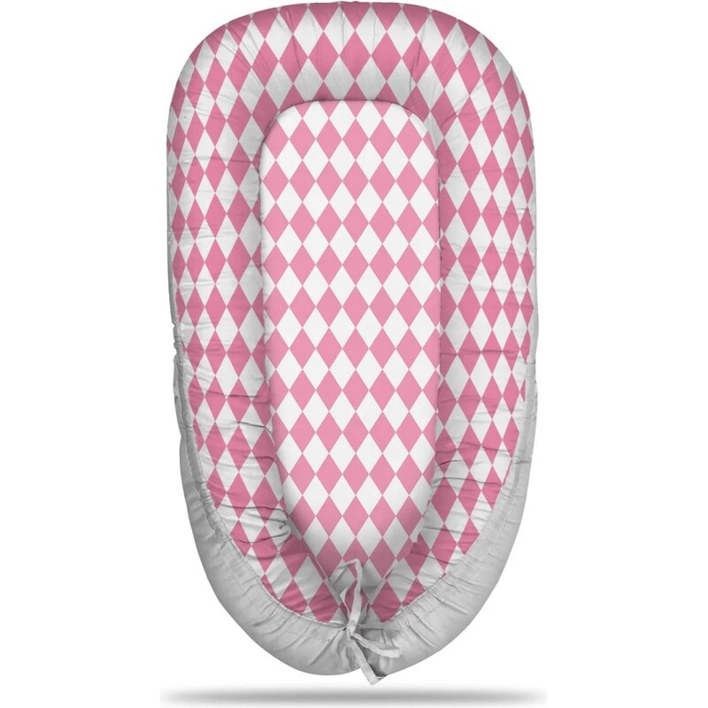 Sablio Hniezdočko pre bábätko Ružovobiele kosoštvorce 65114033