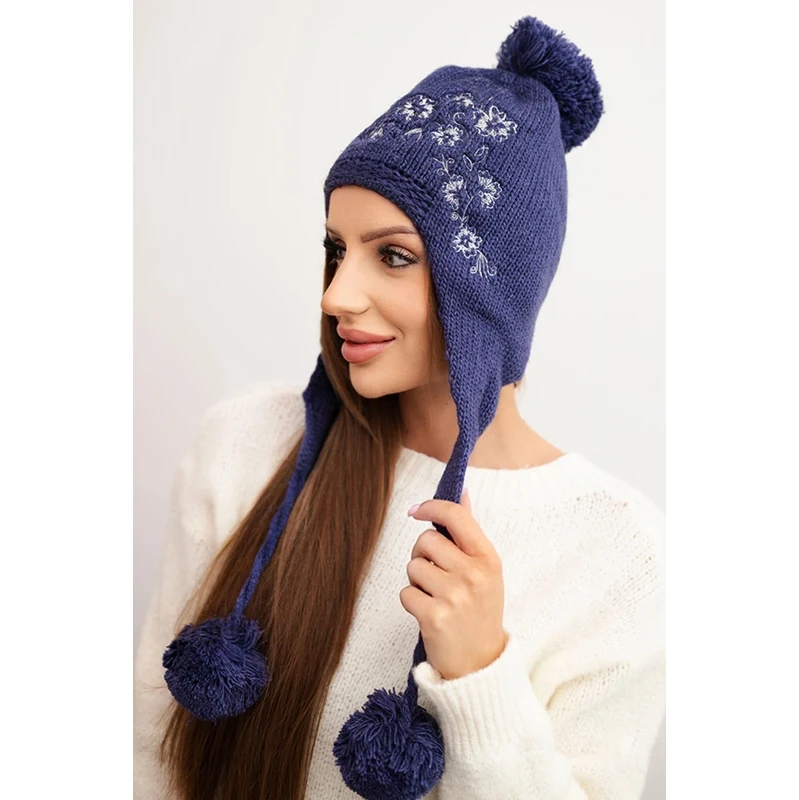 Kesi Dámska čiapka s dlhými ušami Emma K343 džínsy 66430156