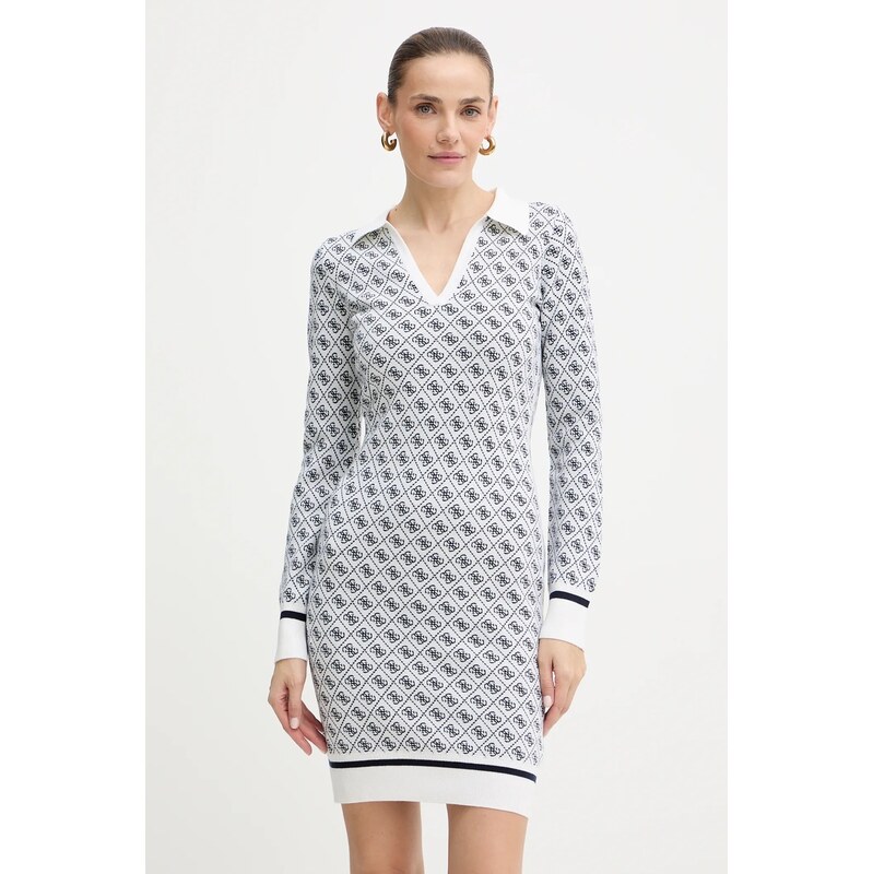 Šaty s prímesou vlny Guess AUBREY 66434428