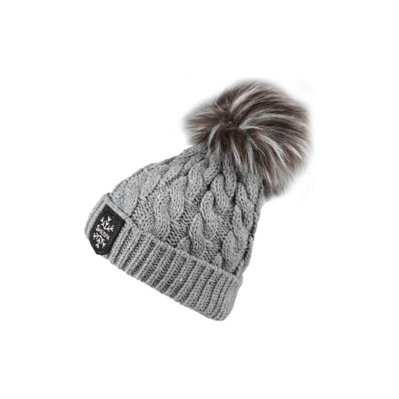 Dámska zimná čiapka Sherpa NELL II šedá 66437470