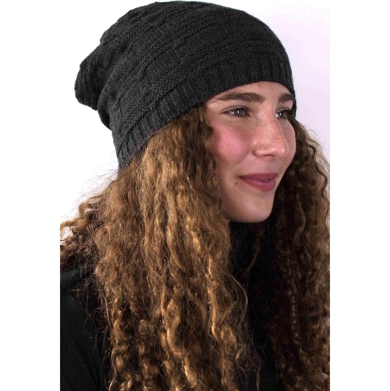 Dámska zimná čiapka Sherpa BREEZE tmavo šedá 66437482
