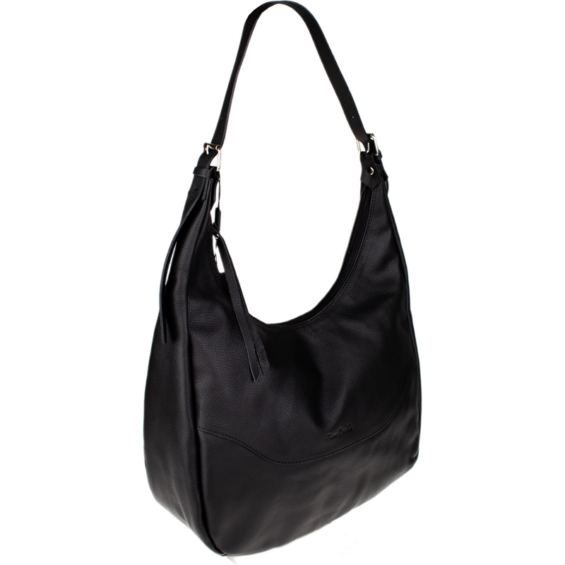 Čierna kožená talianska kabelka Pierre Cardin 5339 Nero NovaKabelka.sk 66435065