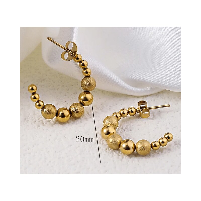 Oceľové náušnice Glare 734 66436345