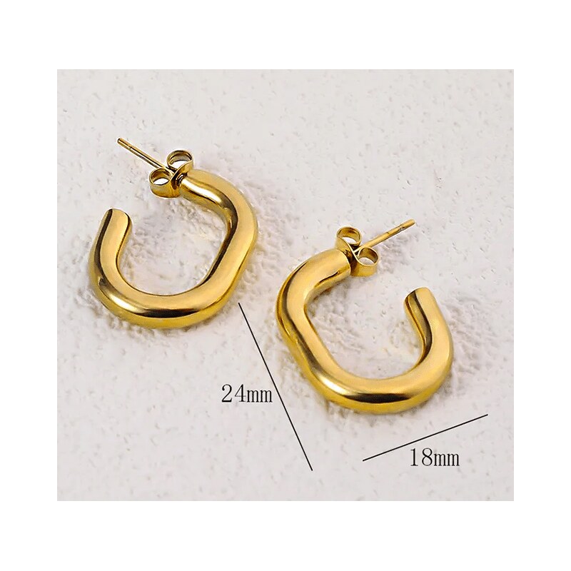 Oceľové náušnice Glare 735 66436346