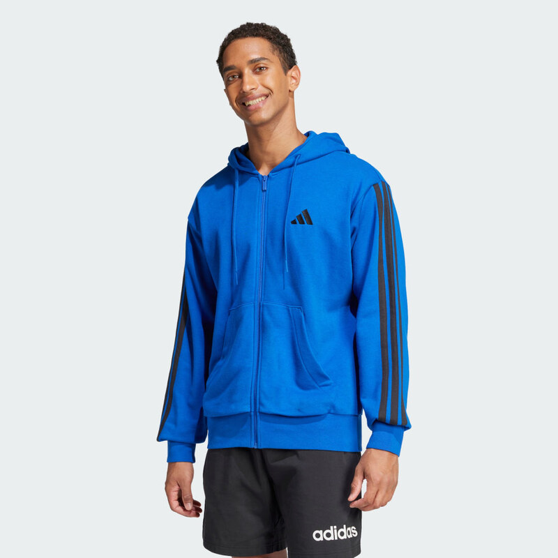 Adidas Mikina s kapucňou Essentials 3-Stripes French Terry Full-Zip 66445822