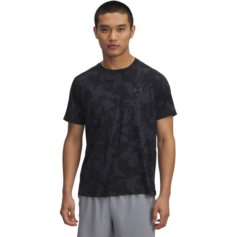 Tričko Under Armour Launch Elite Prt SS T-Shirt Gray M 66437847