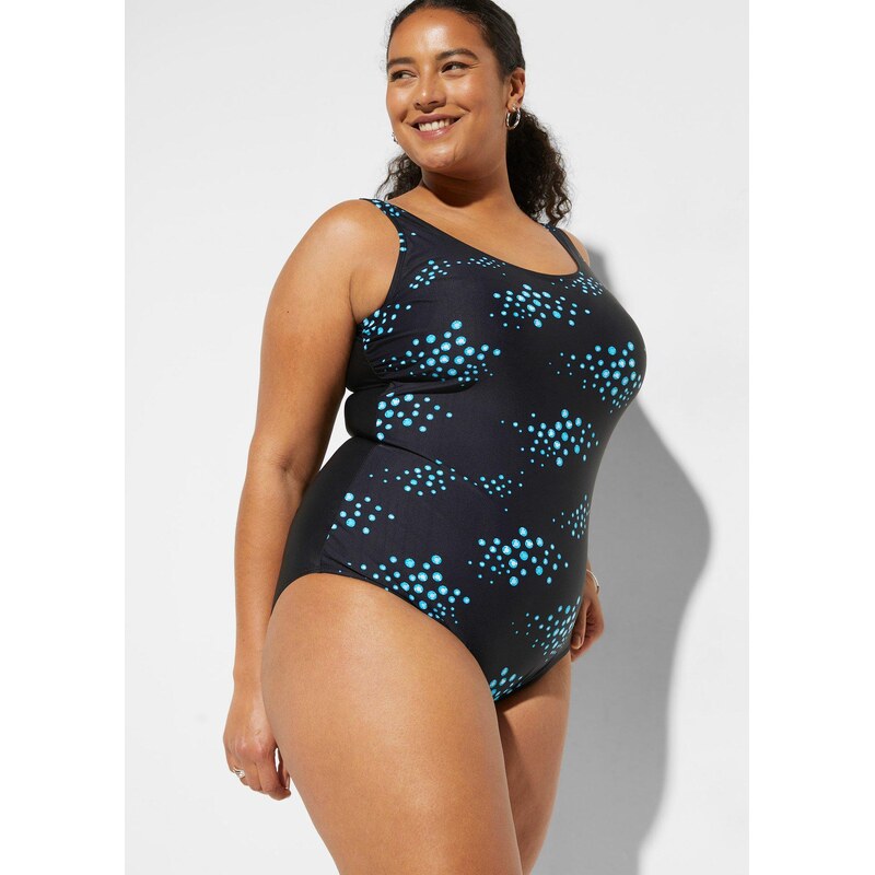 bonprix Sťahovacie plavky s ľahkým tvarujúcim efektom, farba čierna 45094001