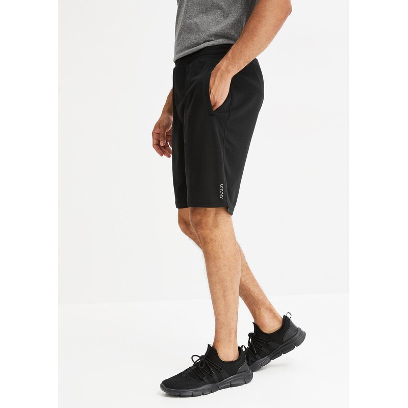 bonprix Športové šortky, rýchloschnúce, farba čierna 54742006
