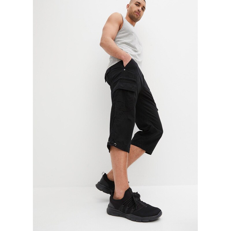 bonprix Dlhé kapsáčové bermudy, Regular Fit, farba šedá 52159454